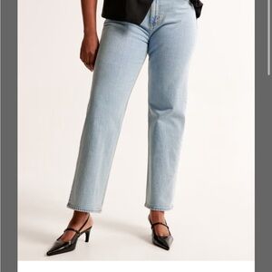Abercrombie & Fitch Light Blue Vintage Straight Leg Jeans